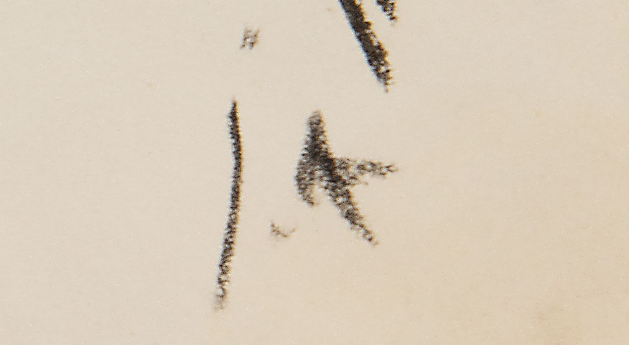 Jan Altink signatures Portrait, possible Hendrik Werkman