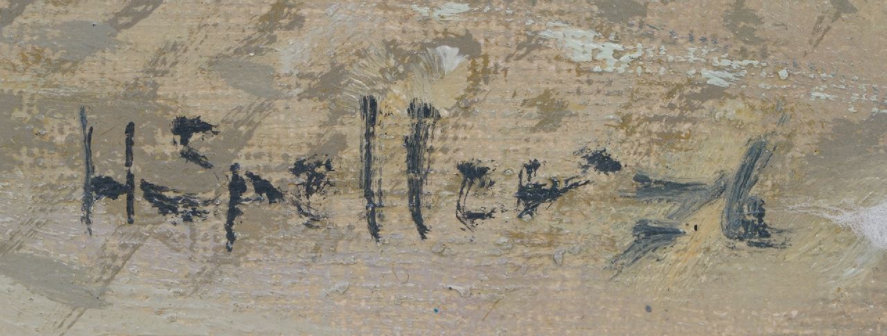 Hendrik Spetter signatures The Spaansekade, Rotterdam