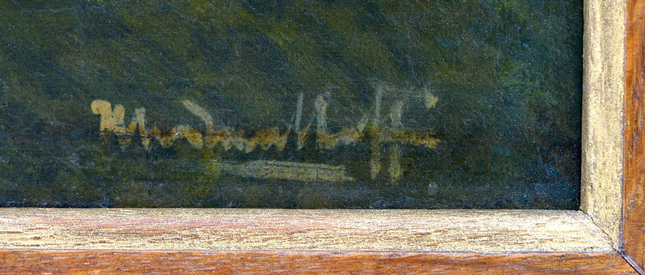 Henri van Daalhoff signatures Path along the river