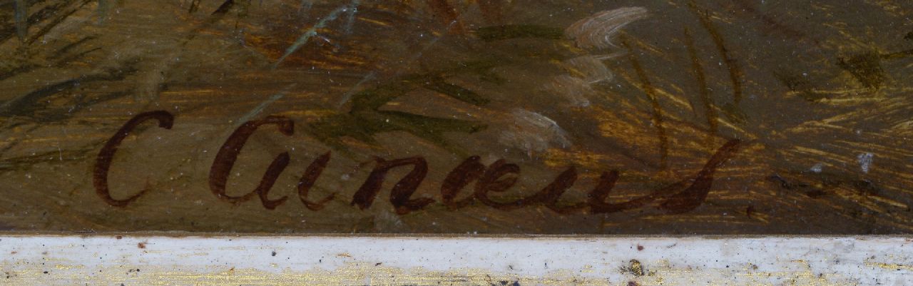 Conradijn Cunaeus signatures Snipe hunting in the woods of Lunteren