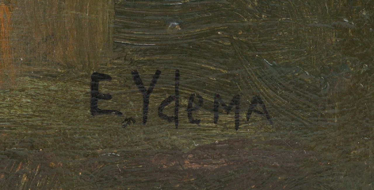 Egnatius Ydema signatures Canal in Giethoorn
