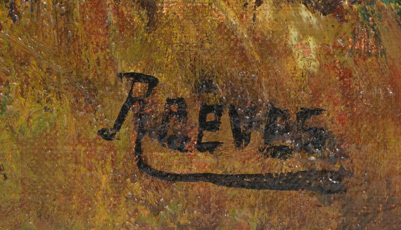 Walter Reeves signatures Resting hunting dogs