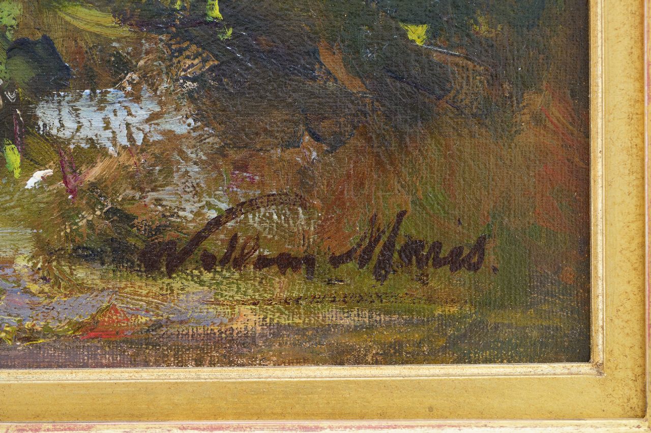 Willem Maris signatures Summer landscape with cows on the riverbank