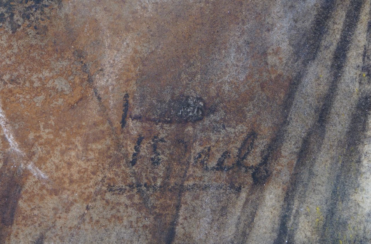 Isaac Israels signatures Dance hall on the Zeedijk