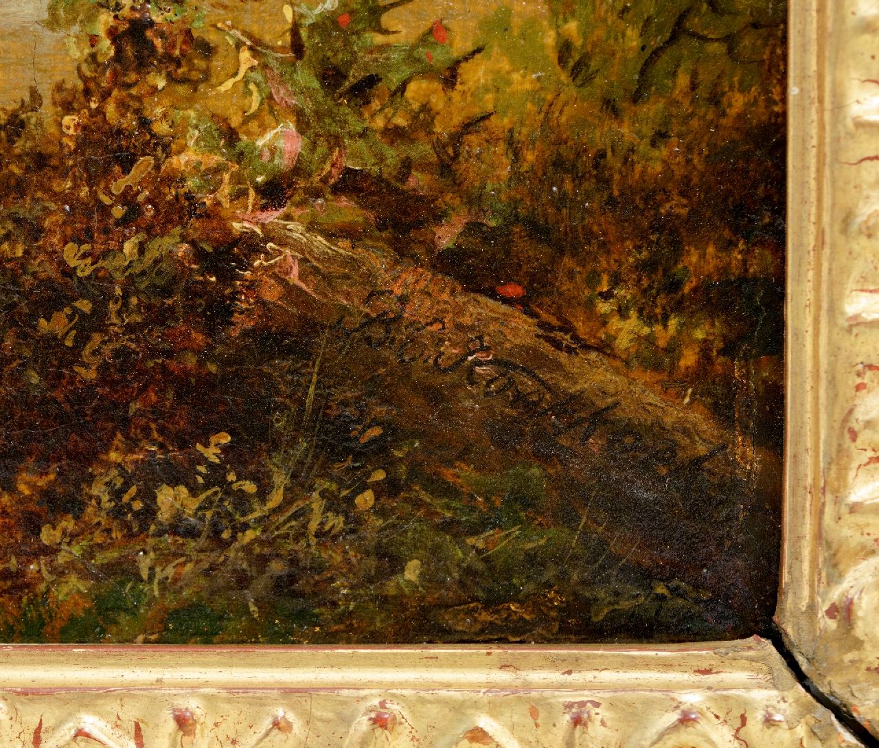 Barend Cornelis Koekkoek signatures River valley in summer