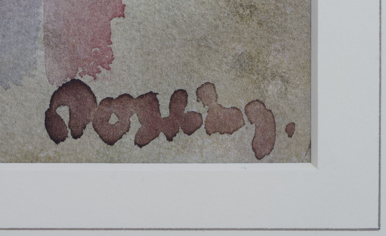 Jeanne Bieruma Oosting signatures Flower still life