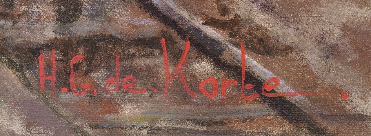 Hennie de Korte signatures Rush hour at the station