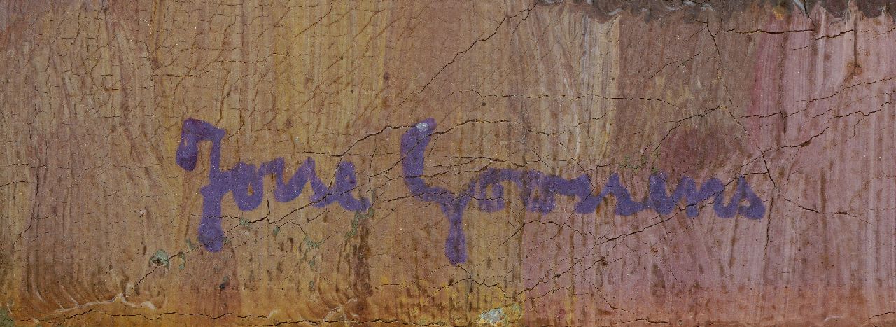 Josse Goossens signatures In the tea room