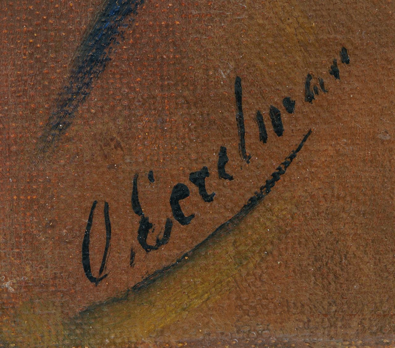 Otto Eerelman signatures Two parakeets
