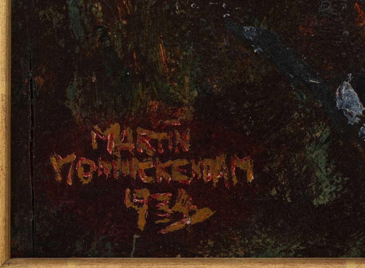 Martin Monnickendam signatures Meeting in Arti et Amicitiae with the painter Huib Luns speaking