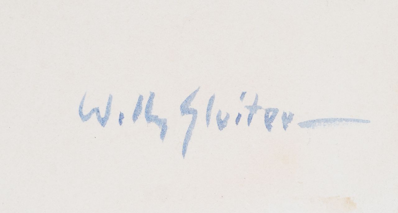 Willy Sluiter signatures Scheveningen, Bains Mixtes