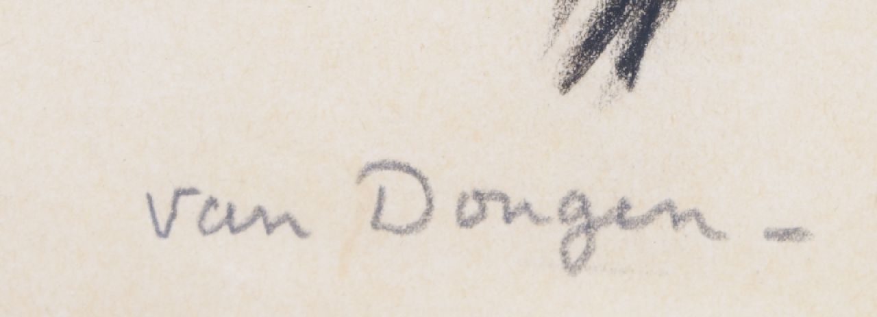 Kees van Dongen signatures Femme de dos