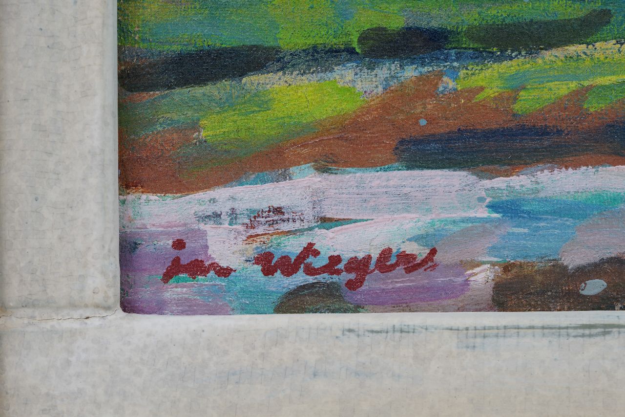 Jan Wiegers signatures A view of Tegna, Ticino, Switzerland