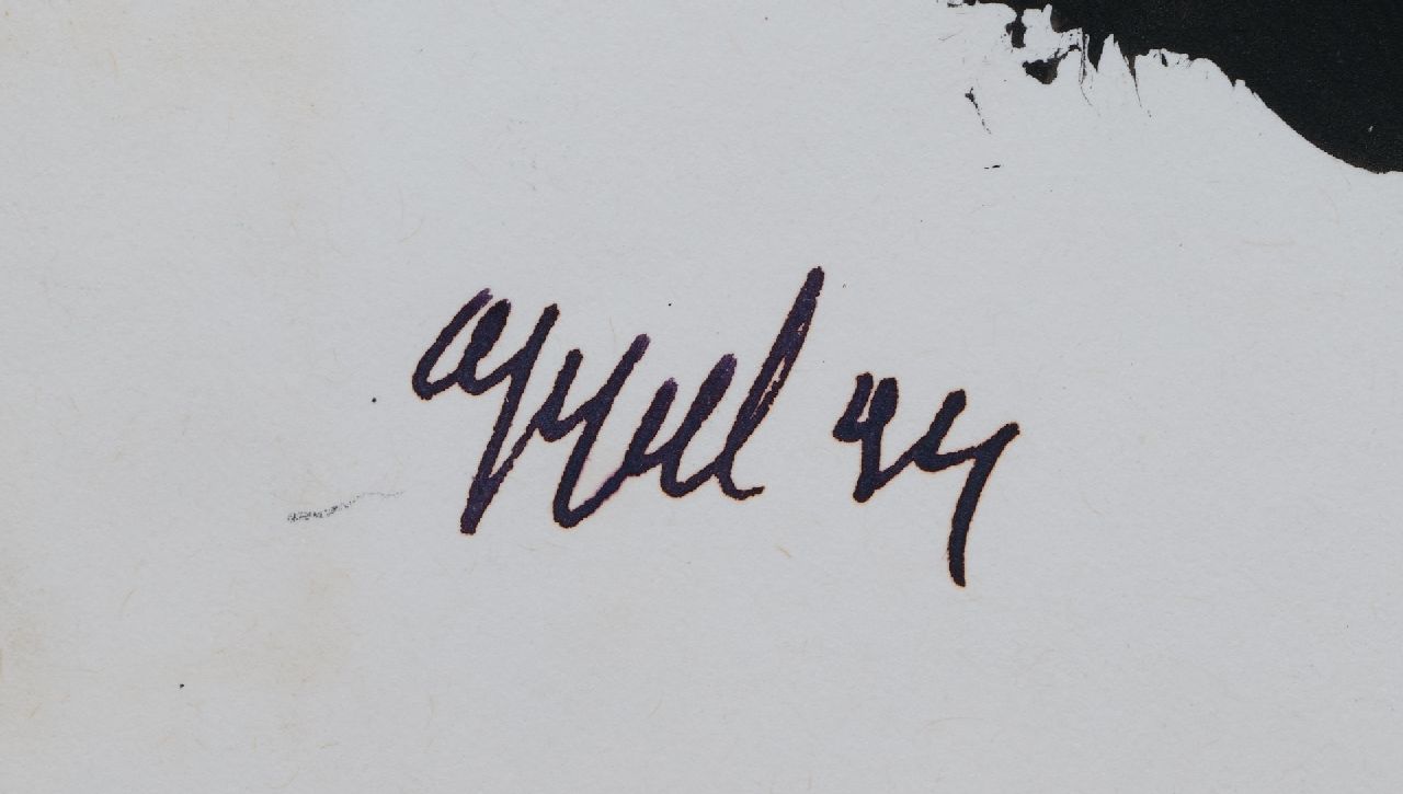 Karel Appel signatures As big as a bird