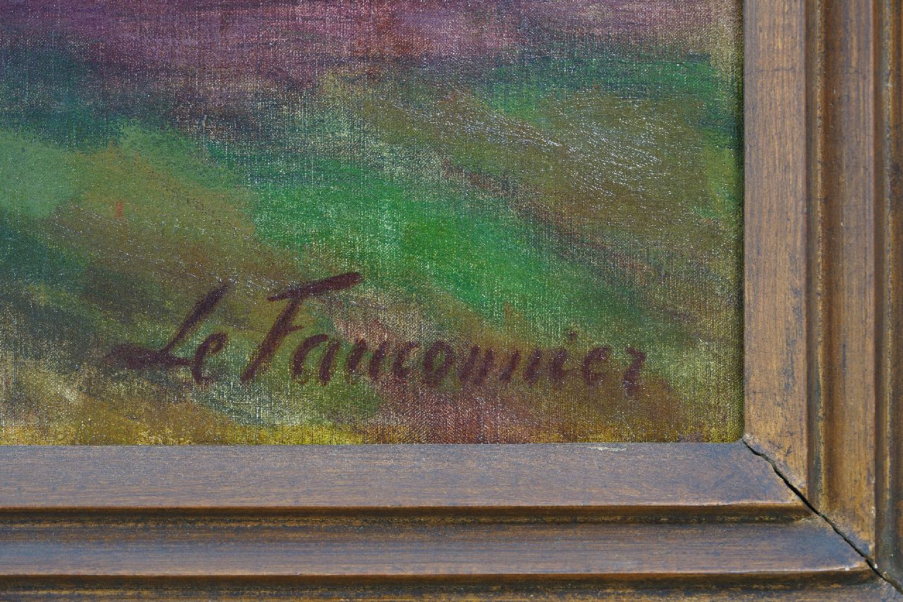 Henri Le Fauconnier signatures Landscape Grosrouvres, France