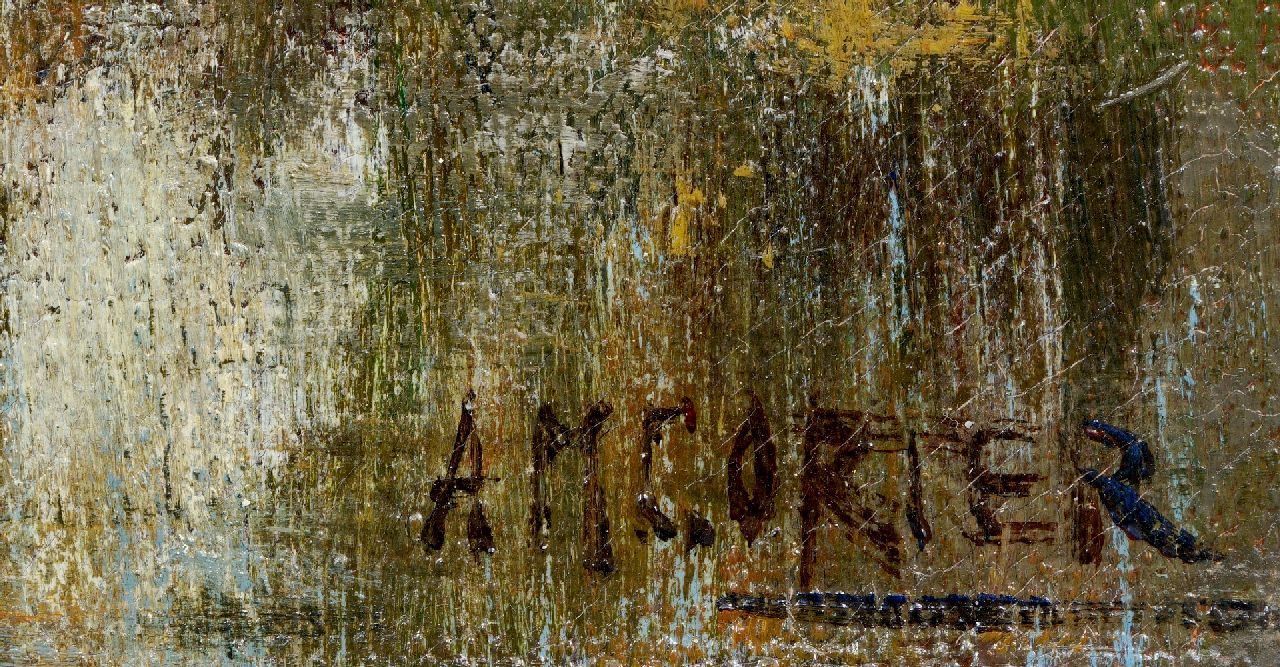 Arnold Marc Gorter signatures Cows at the Vordense Beek