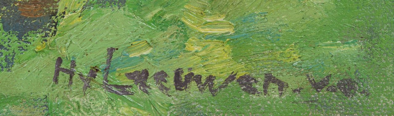 Henk van Leeuwen signatures Spring near Montfoort