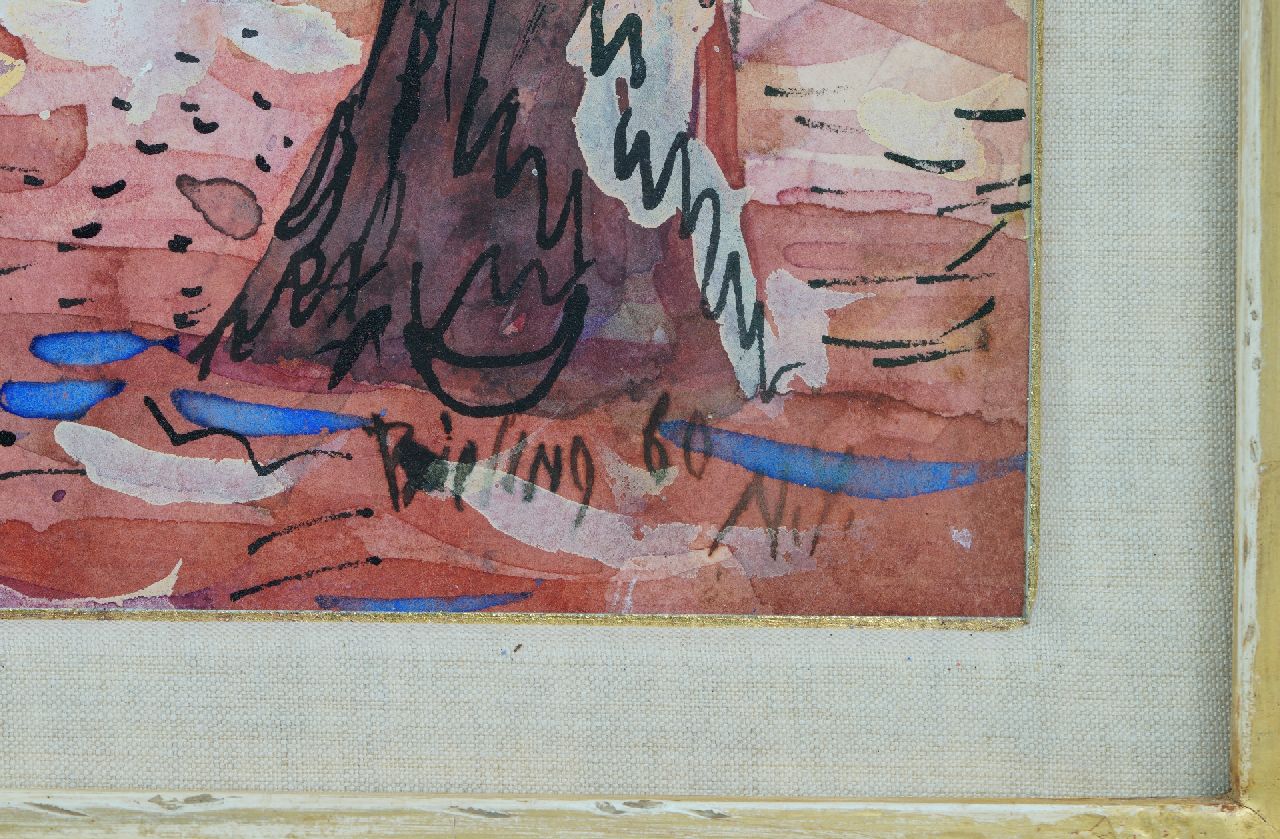 Herman Bieling signatures Summer in Belmont State Park, New York