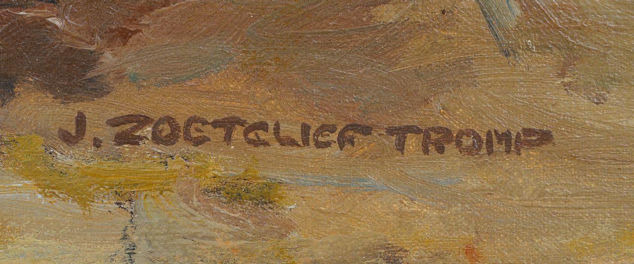 Jan Zoetelief Tromp signatures Playing on the beach