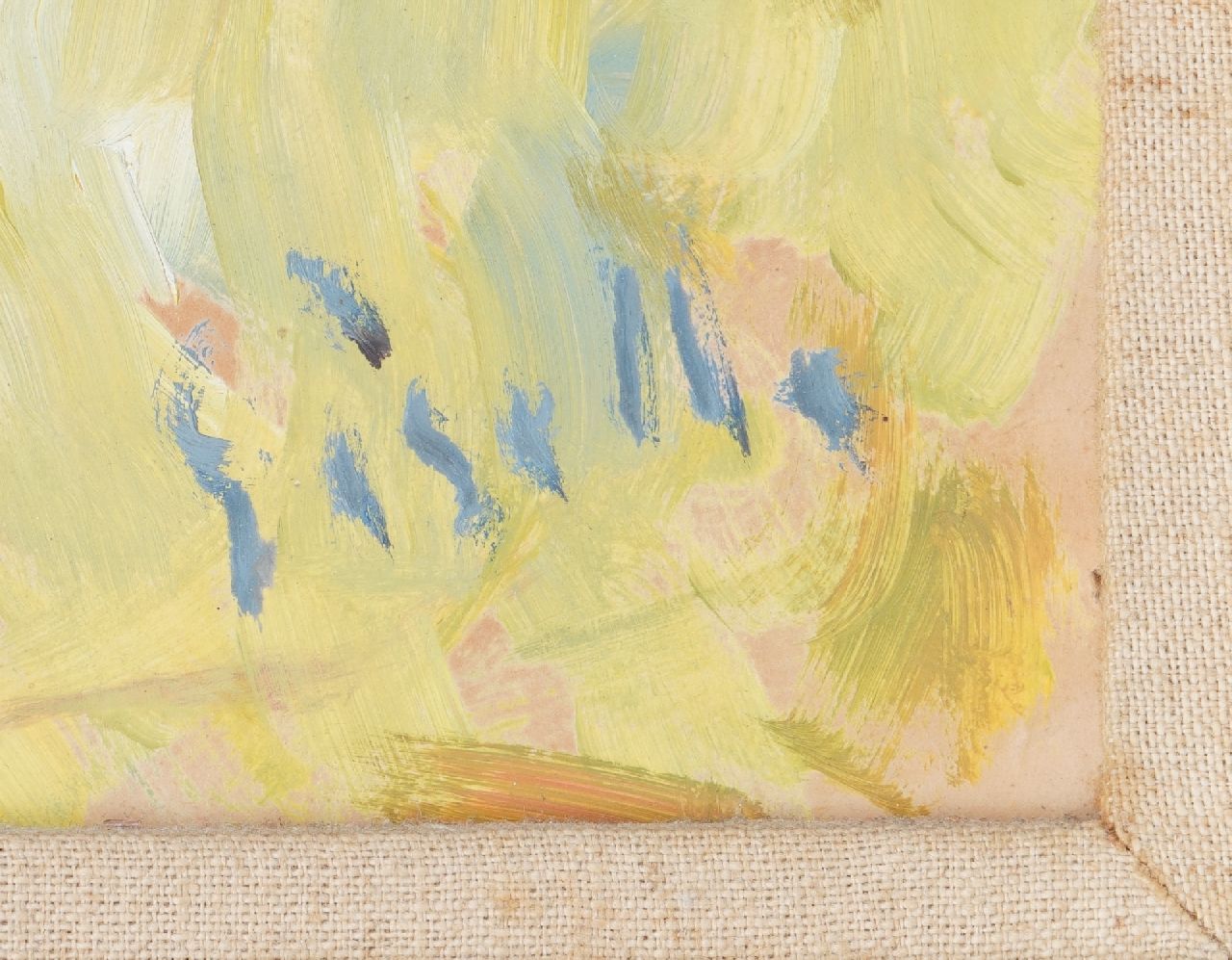 Giselle Kuster signatures Indonesian woman with flowers and parasol