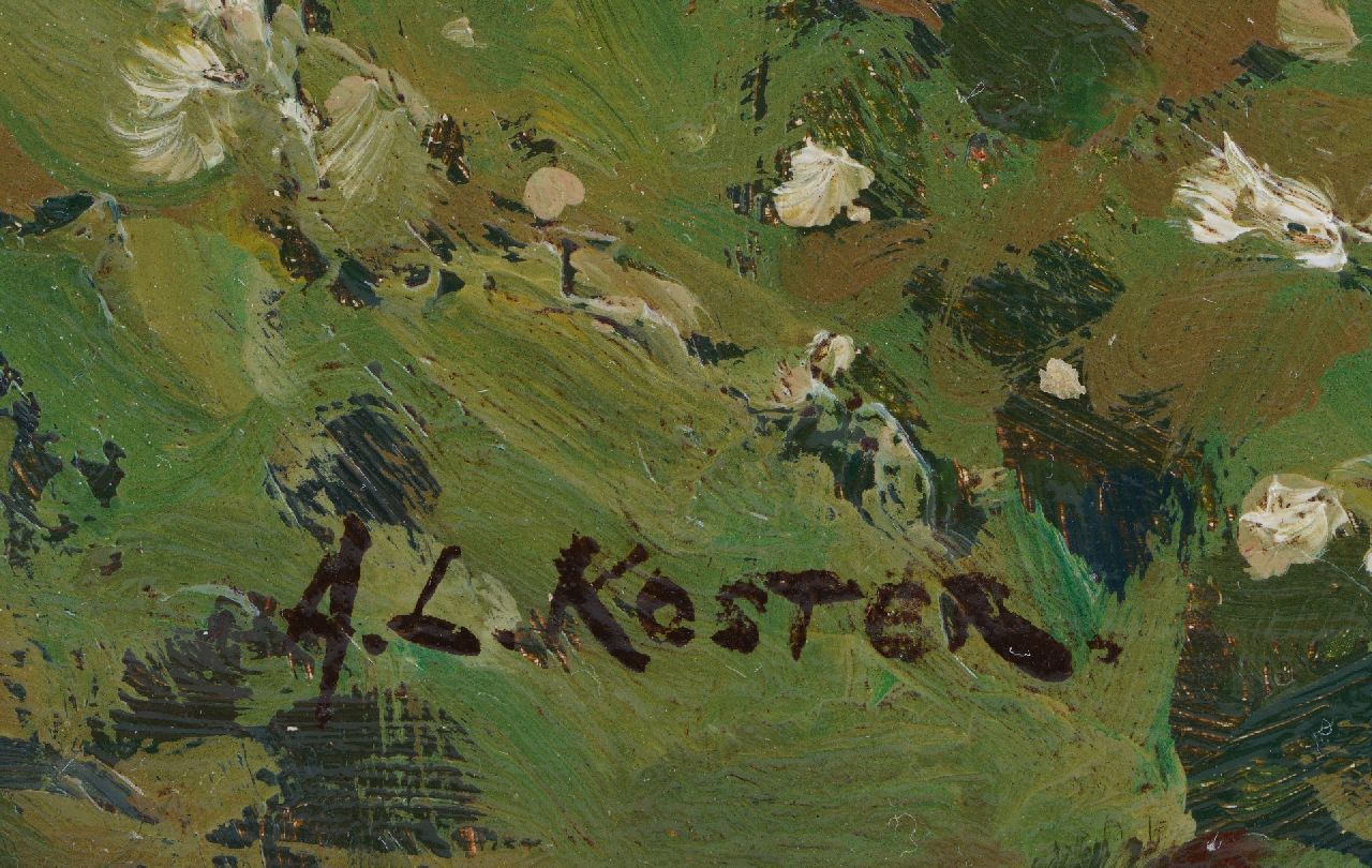 Anton Koster signatures Bulb fields in bloom