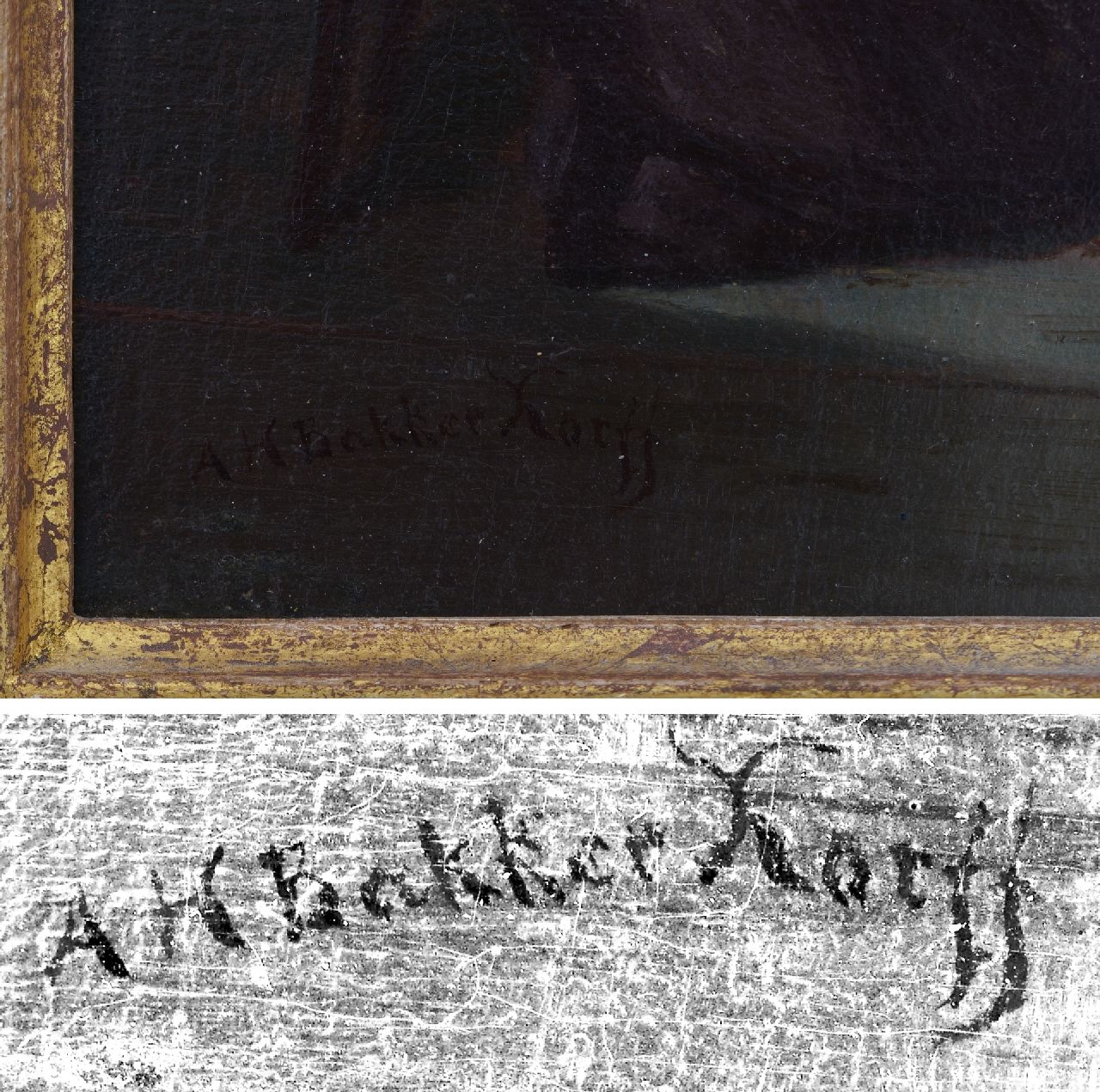 Alexander Hugo Bakker Korff signatures The young seamstress