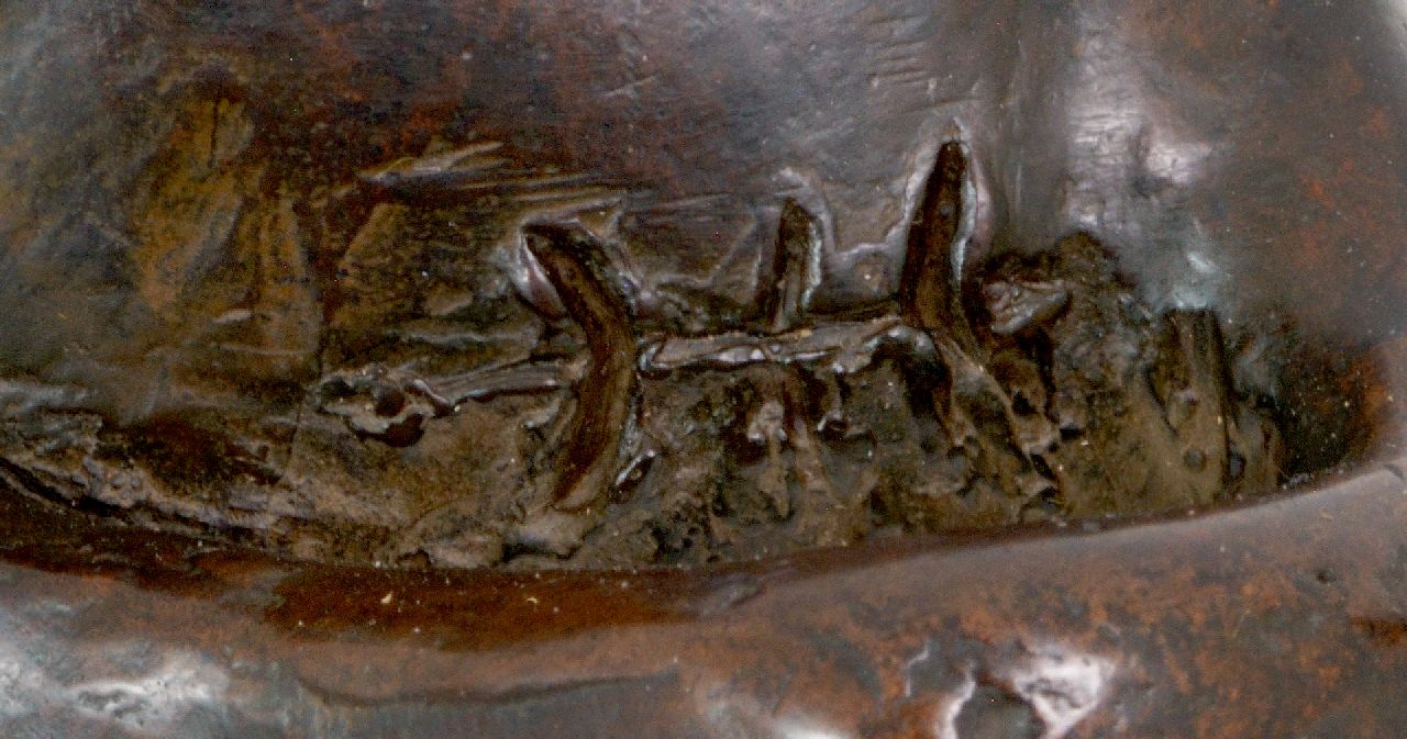 Hetty Heyster signatures Liggende leeuw