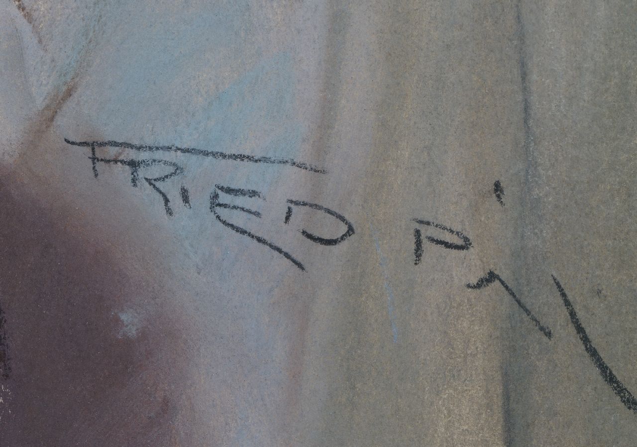 Pal Fried signatures Smiling half-naked