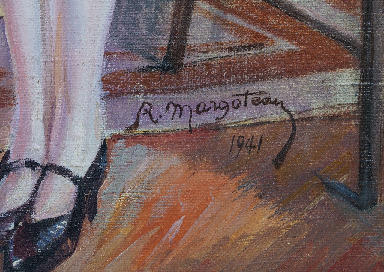 René Pierre Margoteau signatures The artist's favorite model