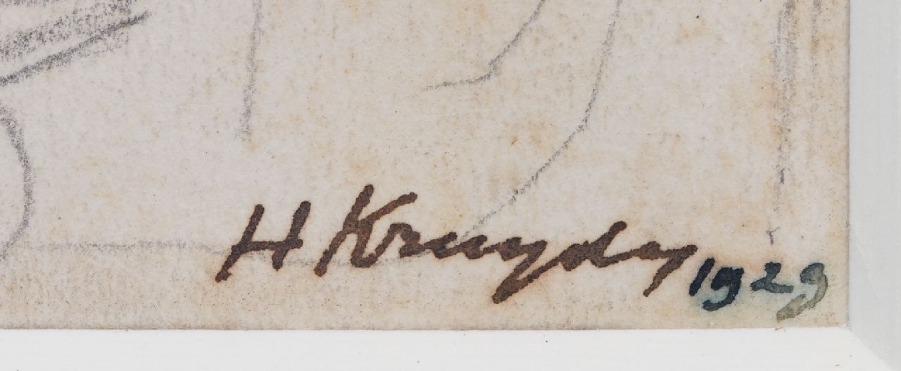 Herman Kruyder signatures Market vendor