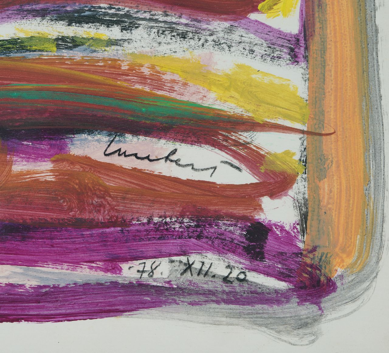 Lucebert signatures Untitled