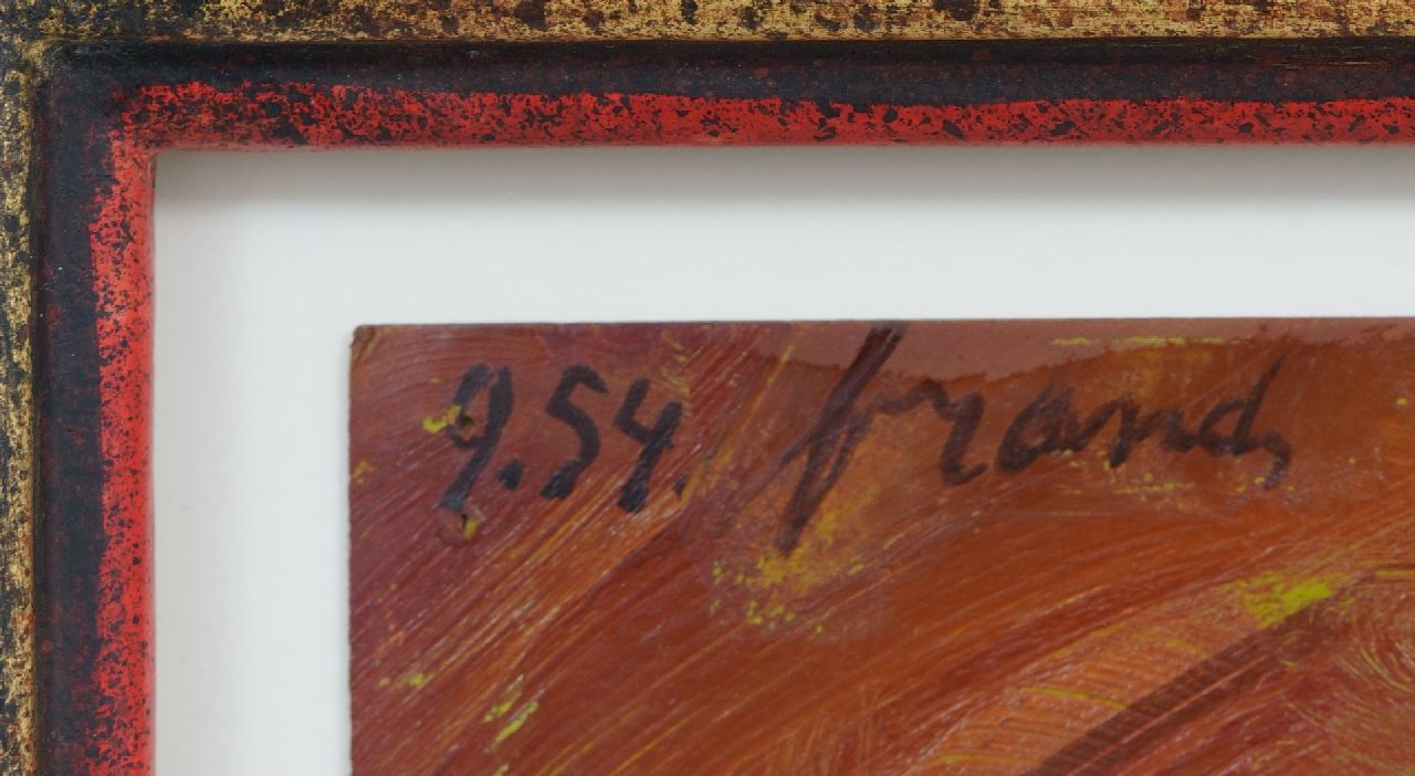 Eugène Brands signatures Zwarte vaas (Black vase)