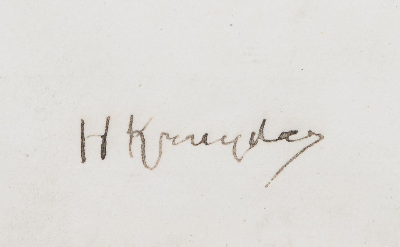 Herman Kruyder signatures Two figures