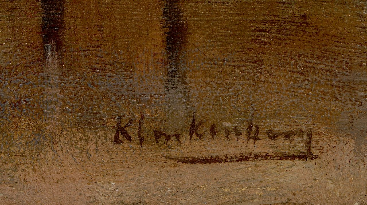 Karel Klinkenberg signatures The Leuvehaven in Rotterdam
