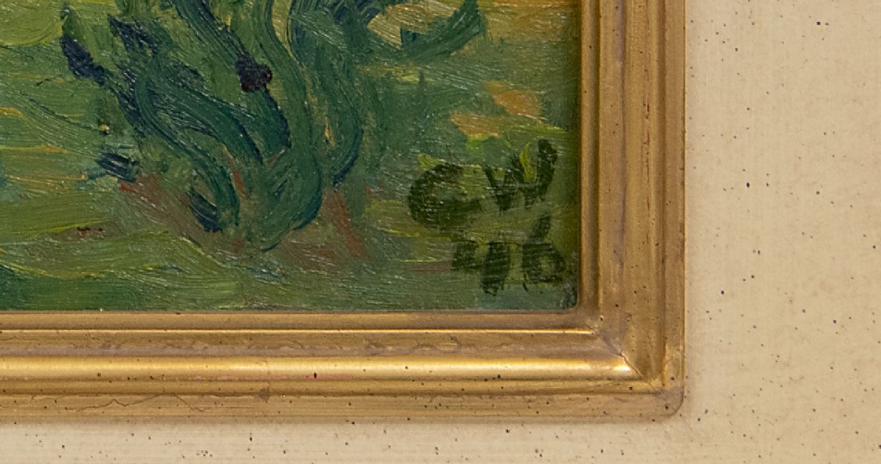 Co Westerik signatures Brabant, summer study near Alphen and Riel