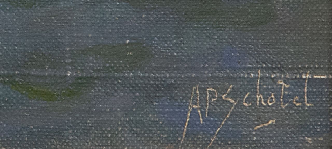 A.P. Schotel signatures Shipyard at Muiden