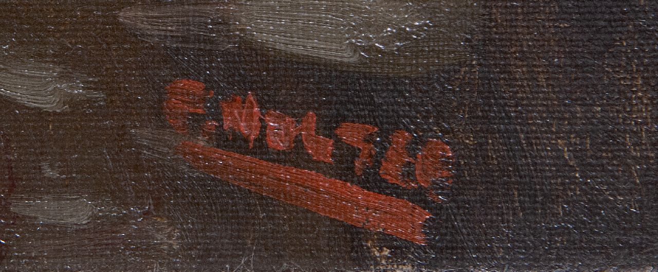 Cor Noltee signatures A view of the Spuistraat, The Hague