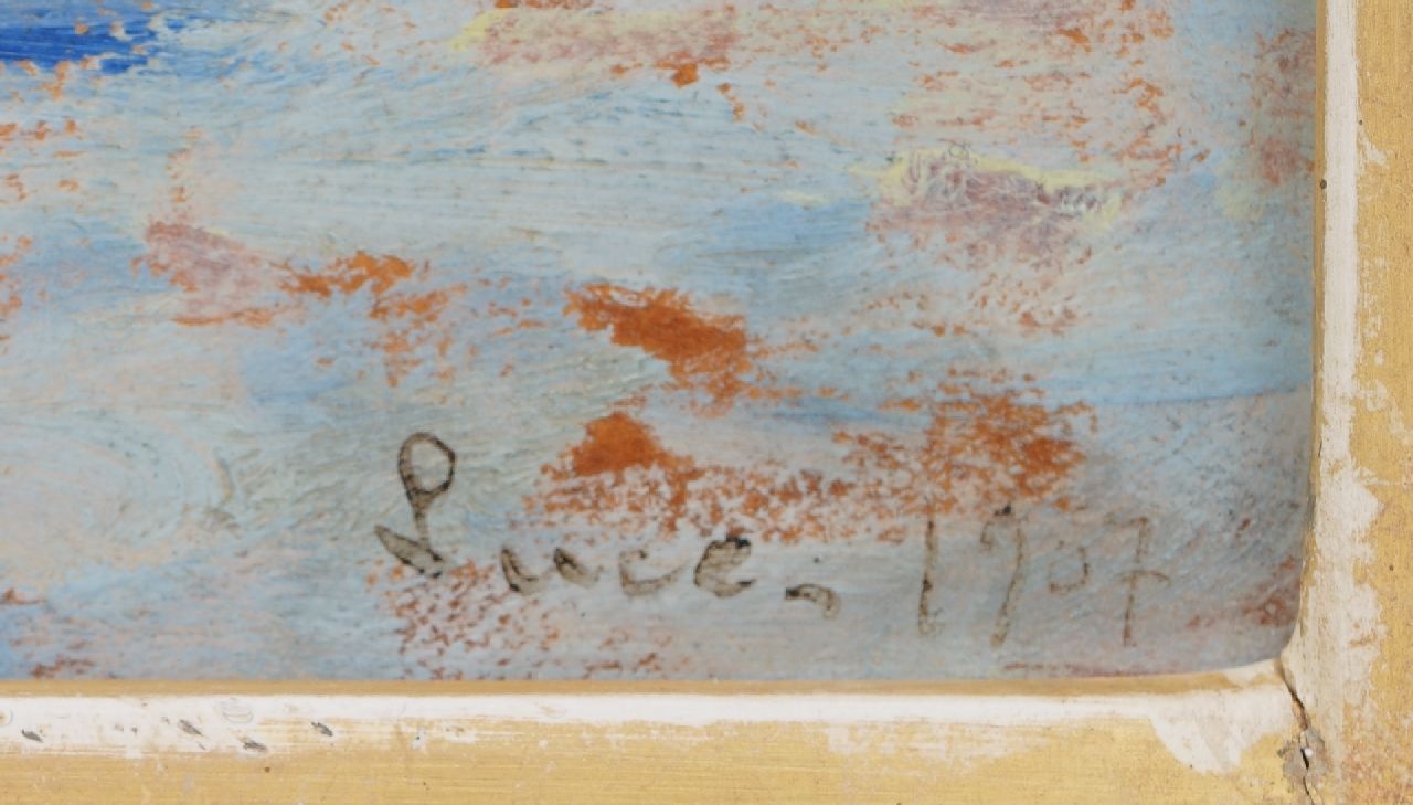 Maximilien Luce signatures The Maas at Feijenoord, Rotterdam