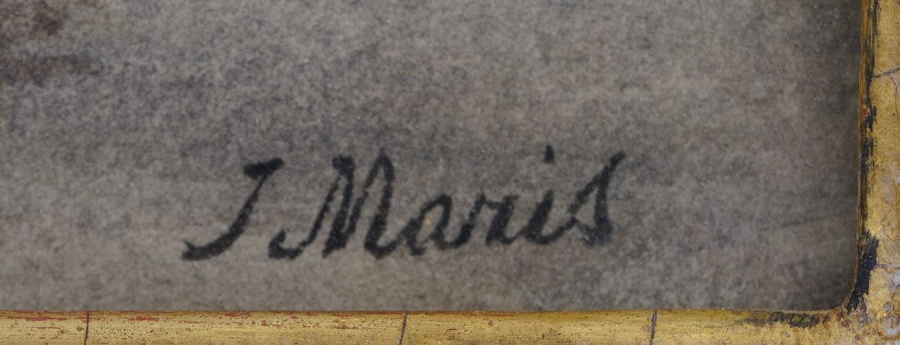 Jacob Maris signatures Gezicht op Amsterdam (vermoedelijk)