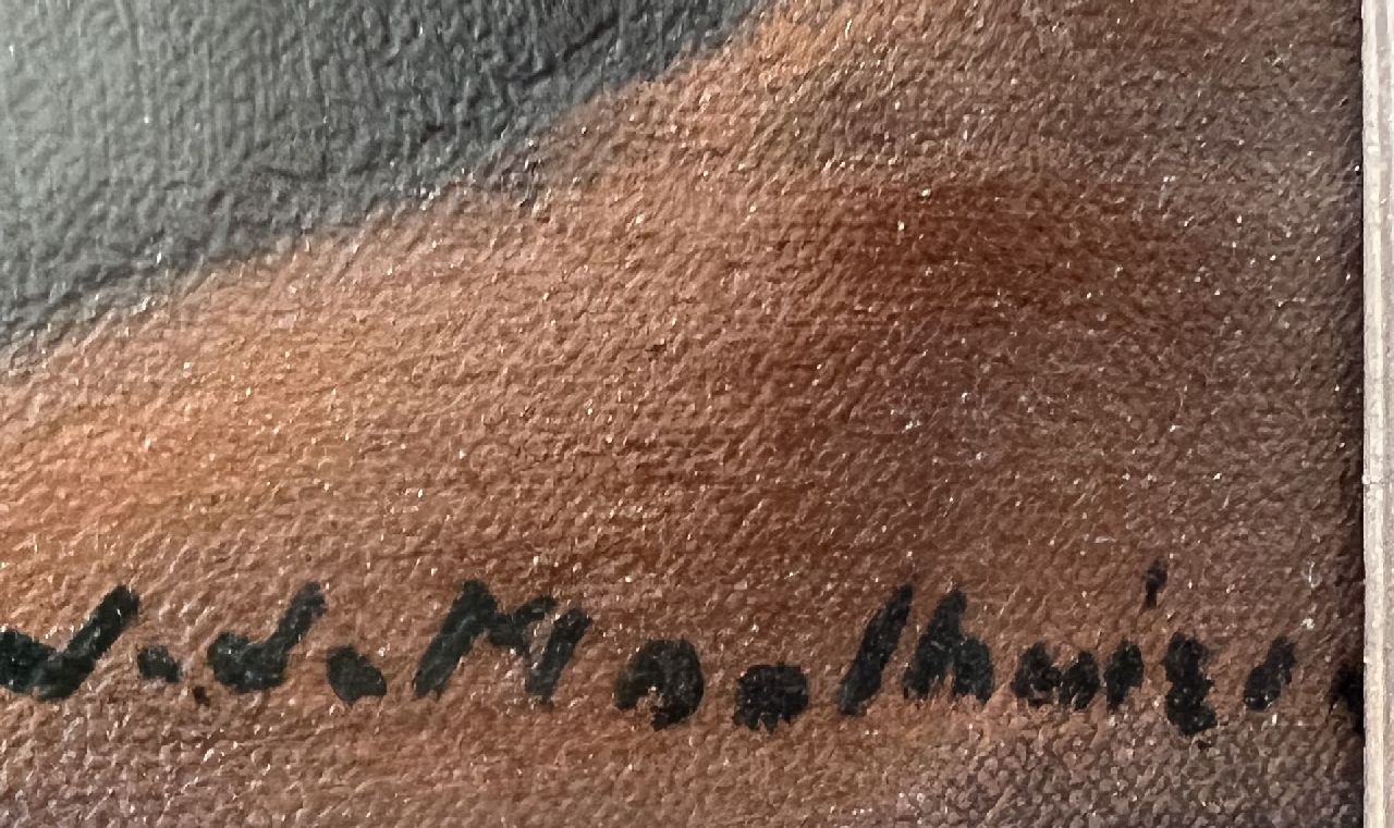 Jan Jurriën Moolhuizen signatures Portrait of a man