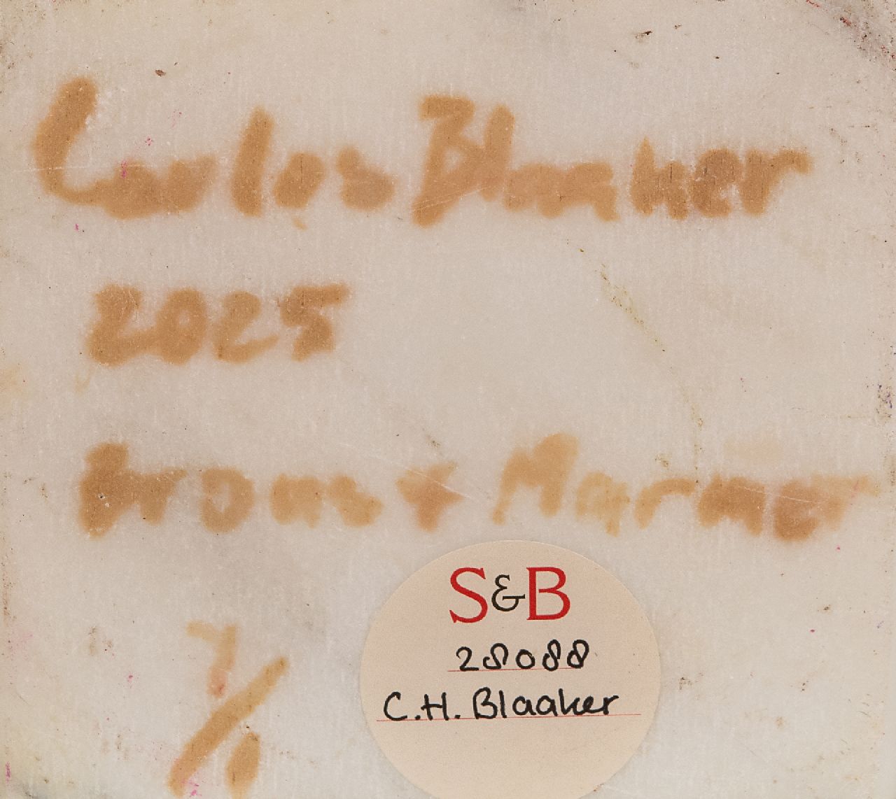 Carlos Blaaker signatures Double portrait