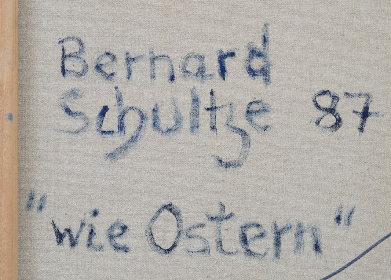 Bernard Schultze signatures Wie Ostern (like Easter)