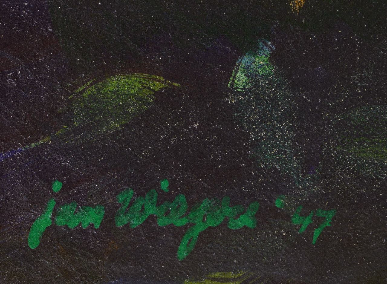 Jan Wiegers signatures The waterfall at Golino in Tessin, Switzerland