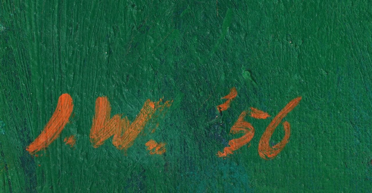 Jan Wiegers signatures Portrait of mrs. Raedecker