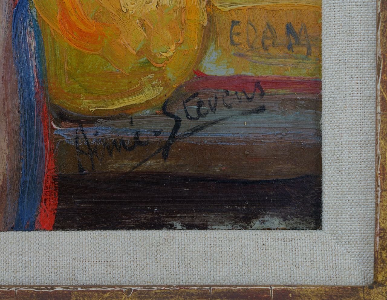 Aimé Stevens signatures Satirical portrait of Maurits van Vollenhoven