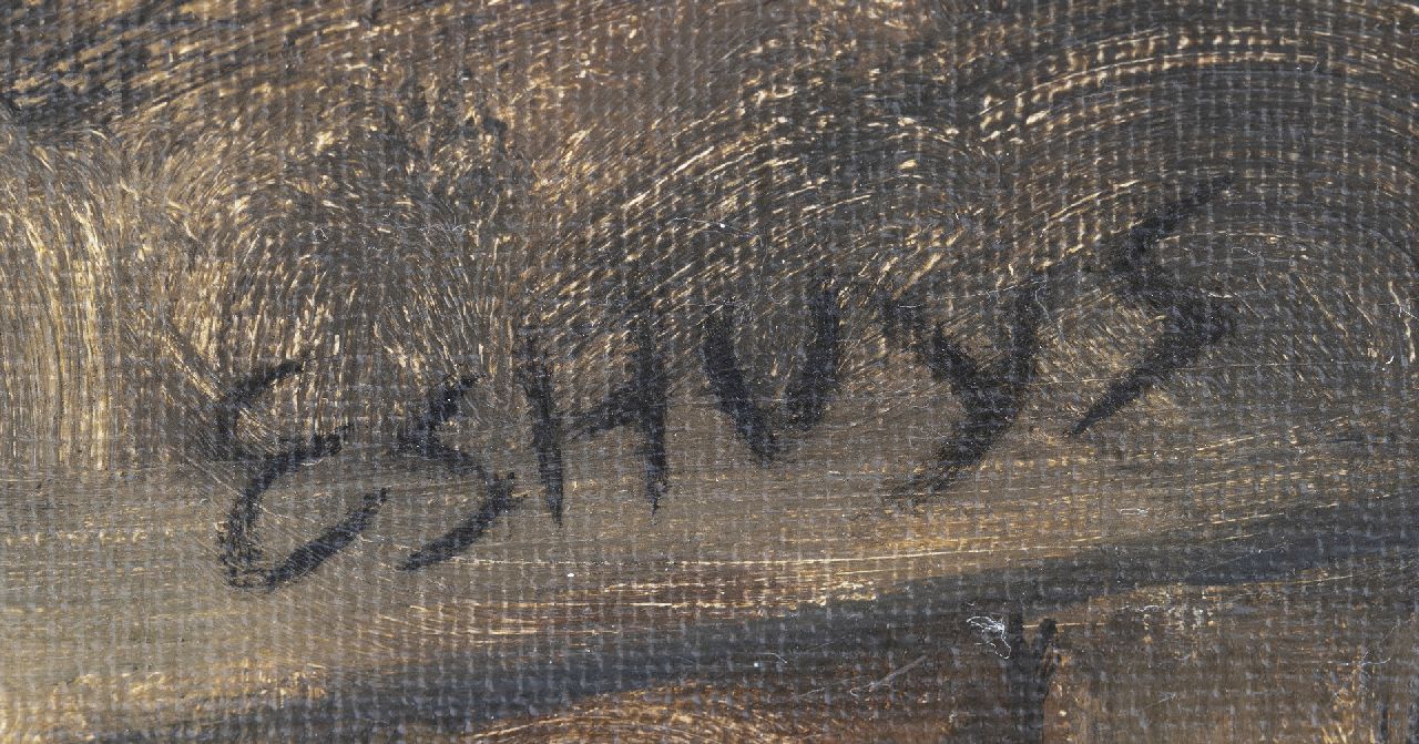 Hendrikus Jacobus Eshuijs signatures The painter in his studio