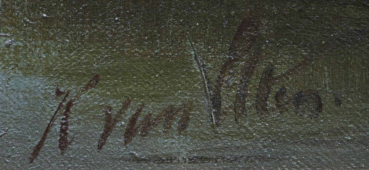Hendrik Dirk Kruseman van Elten signatures A farm near the water-front