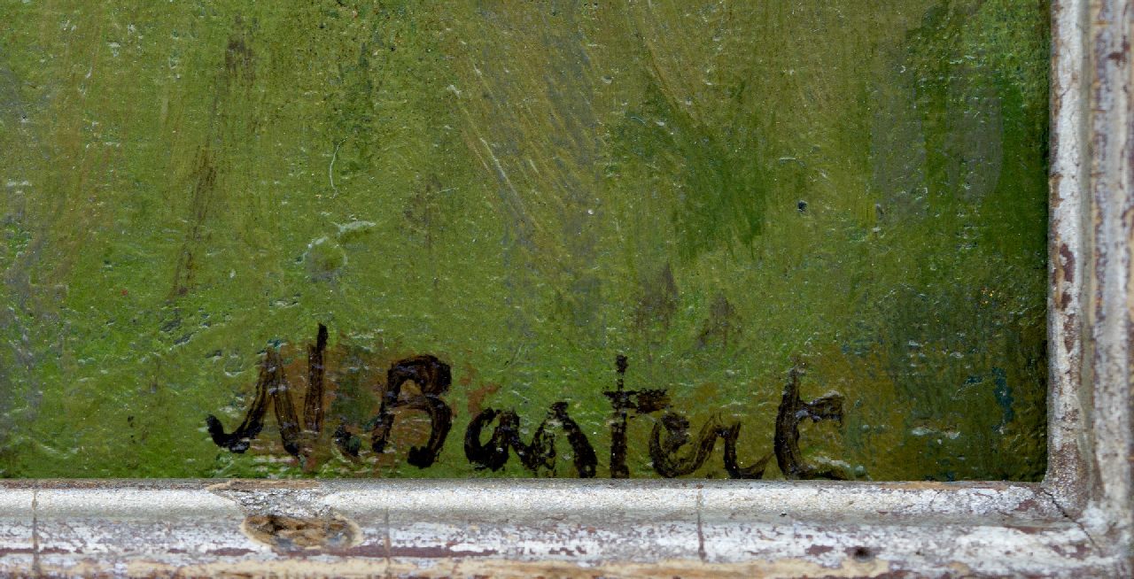 Nicolaas Bastert signatures Windmill of the Otterspoorbroek polder, Breukelen
