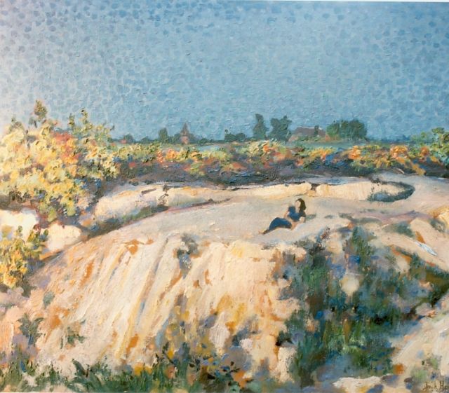 Jack Hamel | A heath landscape, oil on board, 49.8 x 59.7 cm, signed l.r.