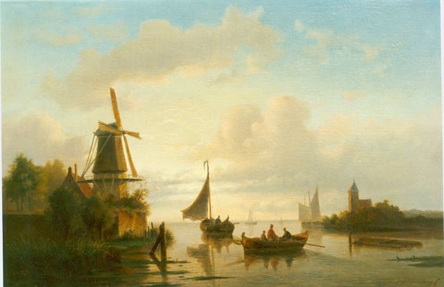 Jacobus Freudenberg | A peacefull morning, oil on canvas, 33.2 x 49.0 cm, signed l.r.